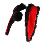 EXAOMBLE 可愛いバイクヘルメット用着脱式耳飾り バイク 自転車 電動車対応 ユニバーサルフィットの毛並み柔らかいヘルメット装飾品