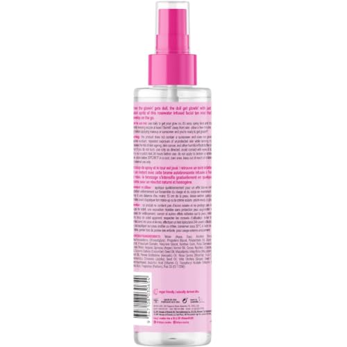 Image of b.tan Clear Face Self Tanning Mist | Gimme The Glow Down - Best Facial Tan Spray, Gradual Bronzing Fake Tanning Water, Ultra Hydrating, Infused with Rosewater, Vegan, Cruelty Free, 190ml
