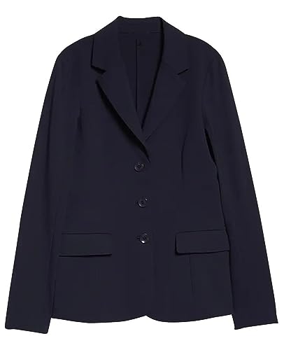 Blazer à trois boutons femme cintrée Kromoc - Veste tailleur chic à revers cranté pour mariage