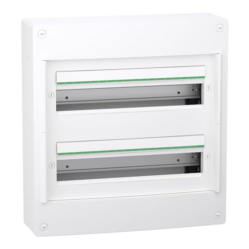 Coffret en saillie PrismaSeT XS Schneider Electric - 2 rangées - 18 modules - Sans porte