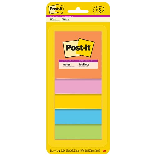 Note Post-it 76 x 76 mm Rio de Janeiro aux couleurs vives et intenses