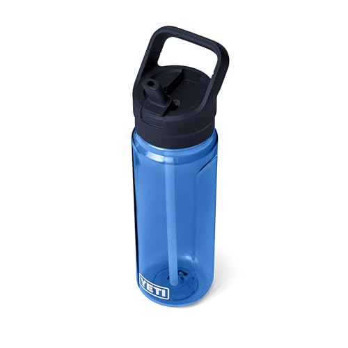 Image of YETI Yonder 750 ml /25 oz Water Bottle with Yonder Straw Cap, Royal Blue