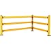 Global Industrial Protective Plastic Guard Rail, 8'L x 6