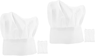 Abaodam 2 Conjuntos De Chapéus Para Meninas Meninos Chapéu Recém-Nascido Menino Roupa De Chef Chapéu Recém-Nascido Roupas De Chef Fotografia Prop Traje De Chef Roupa De Chef Para Crianças