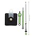 OSALADI Clock Mechanism Glow in The Dark Hands Replacement Kit Battery Operated Silent Clock Movement DIY Wall Parts