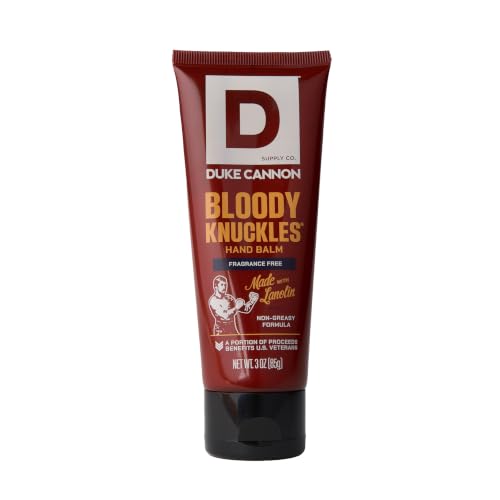 Duke Cannon Bloody Knuckles Hand Repair Balm - 3 oz Travel Size Hand Cream