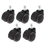 Installation facile : L'installation de ces roulettes est simple et rapide, vous permettant de remplacer vos anciennes roulettes sans outils spécifiques ni intervention professionnelle