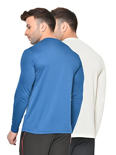 Image of Perfktu Mens Full Sleeve Gym T-Shirt (Pack of 2)