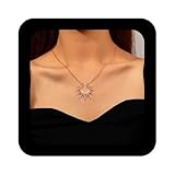 Erimberate Gothic Spikes Rivets Choker Necklace Gold Sunburst Pendant Necklace Rising Sun Choker Necklace Vintage Sunburst Collar Necklace Jewelry for Women