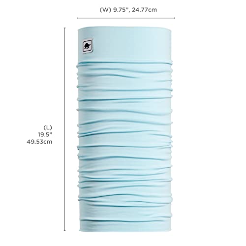 Turtle Fur Original Totally Tubular Neck Gaiter, Upf 50+, Multifunctional Headwear, 10+ Ways To Wear, Avalanche #TOP3