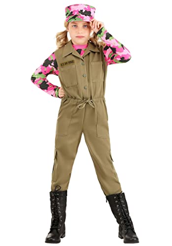 Disfraz de niña ejército rosa camuflado conjunto miniatura 1