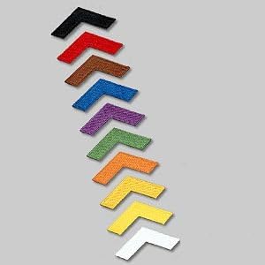 Iron-On Chevron Patches - White - 20 Pack