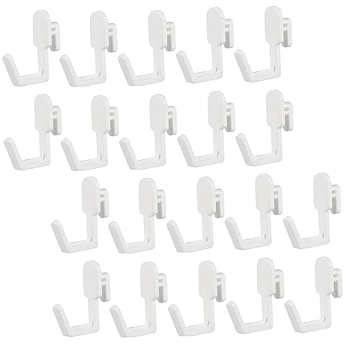 Lessinwing 24 Pack 4 Inch Pegboard Hooks, Peg Board Shelving Hooks Accessories, Peg Board Tool Hangers Only Fit Lessinwing Pegboard Display