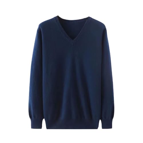 Business Leisure V Neck Knitted Pullover Sweater Mens Autumn Winter Warm Fashionable Comfortable