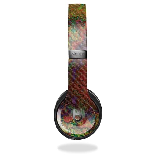 Image of Carbon Fiber Skin Compatible with Beats Solo 4 - Rust - Premium 3M Vinyl Protective Wrap Decal Cover - Easy to Apply | Crafted in the USA by MightySkins