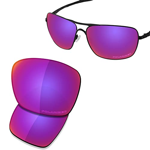 Image of SAUCER Premium Replacement Lenses & Nosepads for Oakley Plaintiff Squared OO4063 Sunglasses
