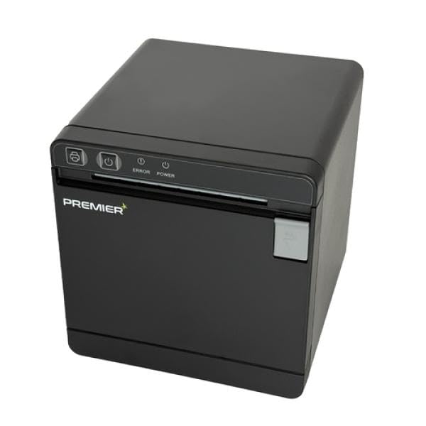 Impresora de Tickets Premier ITP-Front II/ Térmica/ Ancho papel 80mm/ USB-Ethernet/ Negra