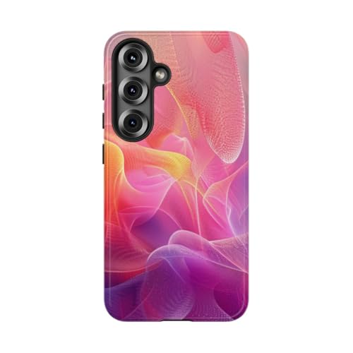 Coque Samsung S25 violette style abstrait pour le quotidien