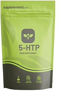 5-HTP 400mg Supplement 180 Capsules UK Made. High Strength Pharmaceutical Grade Mood, Sleep
