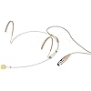 MONACOR HSE-130/SK ultralichte hoofdbeugelmicrofoon, bolkarakteristiek, beige