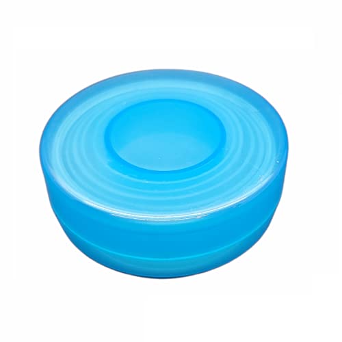 Image of Handy Housewares Travel Size Collapsible Drinking Cup and Built in Pill Box Case - Blue (1-Pack)