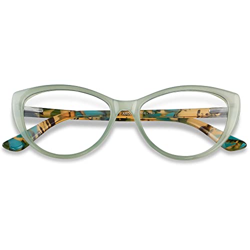 Image of ANDWOOD Blue Light Blocking Glasses Women Bluelight Blocker Computer Cateye Clear Cat Eye Eyeglasses Frame AR003