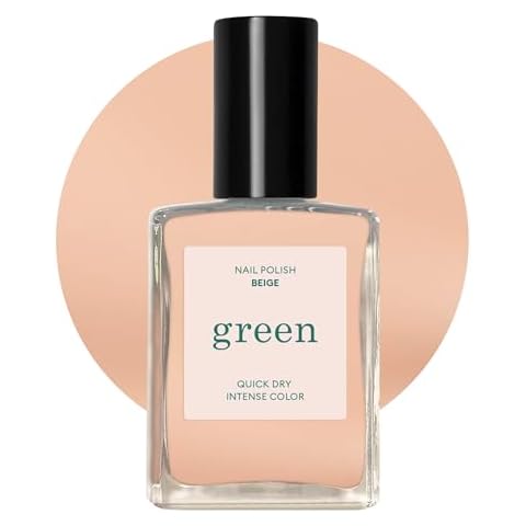 MANUCURIST Green Nail Polish in Beige Cover