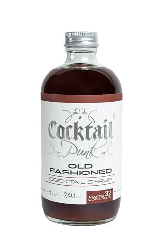 Cocktail Punk Old Fashioned Syrup Small Batch Craft - Made in USA Using Demerara Sugar - All Natural...
