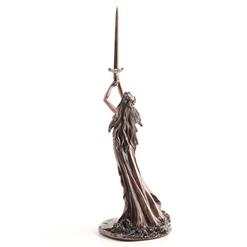 Estatua Lady of The Lake con espada Excalibur 33.7 cm miniatura 4