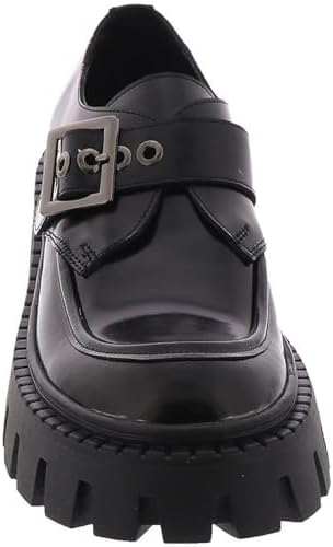Steve Madden Women's Henna Loafer, Black Box, 8 | Image 2