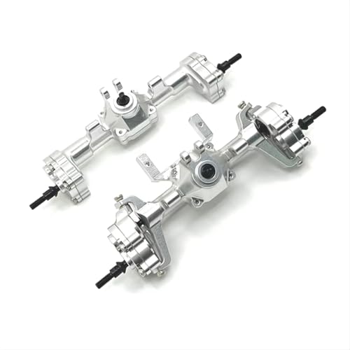 RC���f���p�[�c For FMS For FCX24 XQ For FCX18 Crusher K5 1/24 ���^??���A�b�v�O���[�h �t�����g�����A�h�A�u���b�W�A�Z���u�� �����[�g�R���g���[���J�[�p�[�c(Silver)