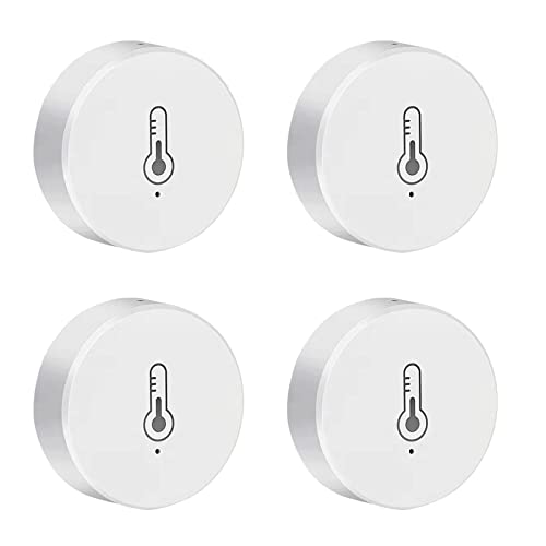 ZigBee Digital Thermometer Hygrometer, Mini Smart Temperatur &...