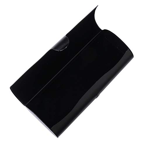 kuou Slim Aluminium Glasses Case, Lightweight Eyeglasses Case Spectacles Protection Case with Aluminium Outer Shell and Snap Lock for Women Men