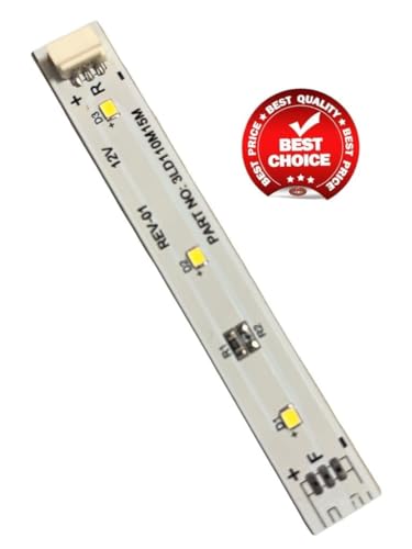 JR Appliance Refrigerator Led Light Strip Double Door Plastic12V Compatible with H..a...i...er (Pack of 1)