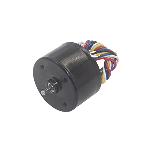 Mini motor eléctrico sin escobillas regulable de 12V a 24V con freno