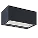 Produktbild LED Außenwandleuchte GEMINI, moderne Wandlampe aus Aluminium in Anthrazit, Außenlampe,rechteckige Wandleuchte mit Up&Down-Effekt,wetterfeste Außenleuchte,4000 Kelvin (neutralweiß),700 Lumen,10,5Watt