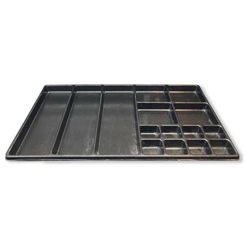 Protoco 3018 Tool Box Drawer Tray with 15 Compartments, 14.25-Inch x 26.5-Inch x 1/2-Inch