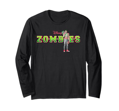 Zombies Football Zed T-Shirt manches longues haut streetwear et vêtements coton ado