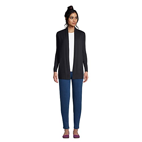 Image of Lands' End Women's Long Sleeve Open Long Cardigan Sweater
