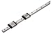 Nippon Bearing (NB) - SEBS12BUU-2-195MM - Mini-Guide Assembly: Double Carriage, 12 mm Base Wd, 7.5 mm Rail Ht, 195 mm Rail Lg