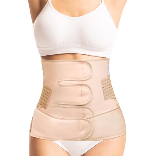 Image of AZAH Postpartum Belt | 2-in-1 Shaping & Support Pregnancy Belts | Post Pregnancy Abdominal Recovery | Waist Trimmer | Tummy Control Shapewear | Slimming Body Shaper After C-Section Normal Delivery