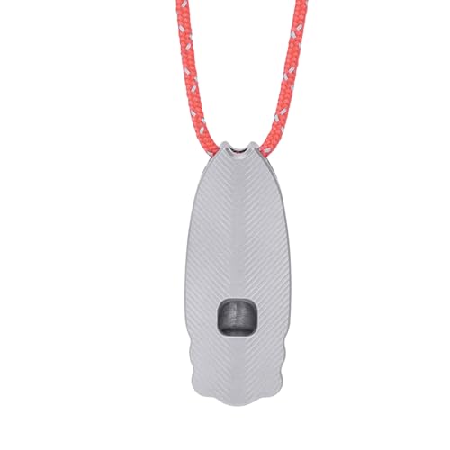 Whistle Rescue - 120 DB Titanio Profesional, Alarma de Defensa | Aventura Salvaje, Senderismo, Escala, Carreras, Montaña, Mochila y Supervivencia, Protección Personal
