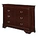 Coaster Home Furnishings 203973 Traditional Dresser, Cherry