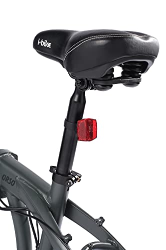 I-Bike Orso Ita99, Bicicletta Elettrica Ripiegabile Unisex Adulto, ‎‎Nero, 175.5 X 130.5 X 30.5 Cm - 16