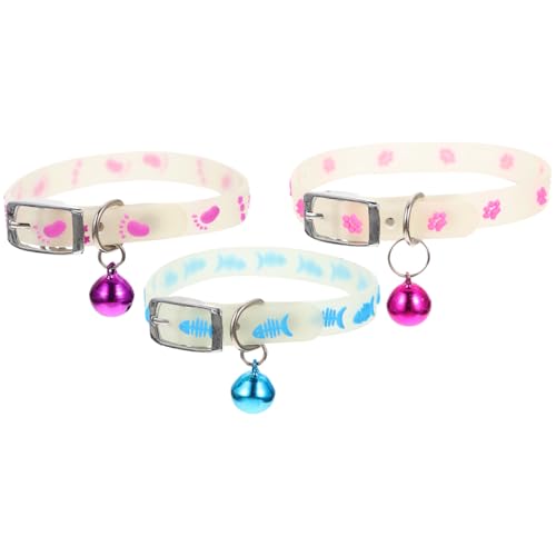 UPKOCH 3Piezas Collar Luminoso para Mascotas de Decorativos para