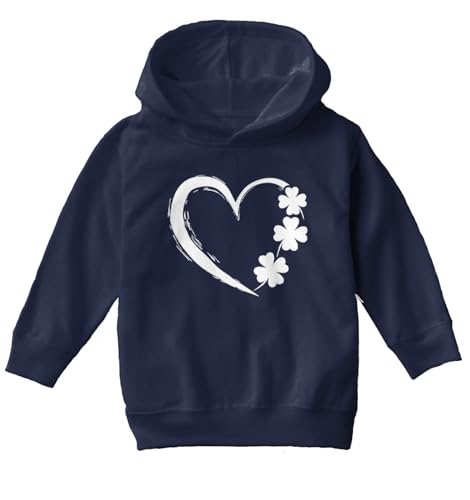 Haase Unlimited Heart Clovers - St. Patty's Lucky Toddler/Youth Fleece Hoodie2