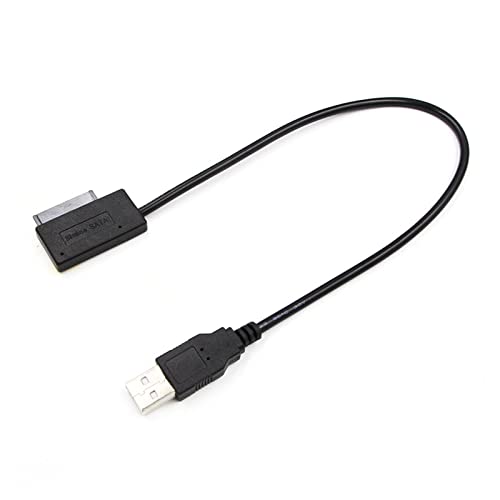 Cable adaptador USB 2.0 a Mini Sata II 0.35 m negro