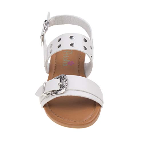 Josmo Girls Violet Sandal, White, 3 Little Kid2