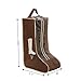 Portable 2 Pack Boots Storage, Tall Boots Storage/Protector Bag,Brown Portable waterproof storage bags are used for travel storage, under the bed, wardrobe, shoe cabinet and other home storage