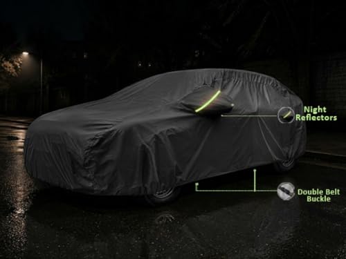 Image of Auto Hub Car Cover Compatible with Mhindara BE 6 with Mirror Pocket, Waterproof Layers, BE 6 Car Cover Waterproof - Taiwan Grey